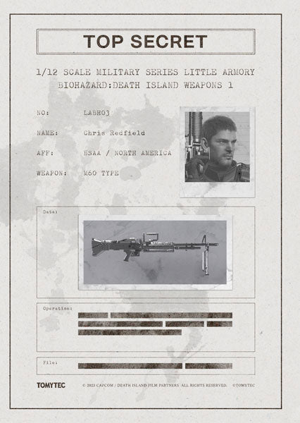 SPECIAL ORDER LittleArmory - LABH03 - Resident Evil: Death Island Weapons 1 1/12 [JP]