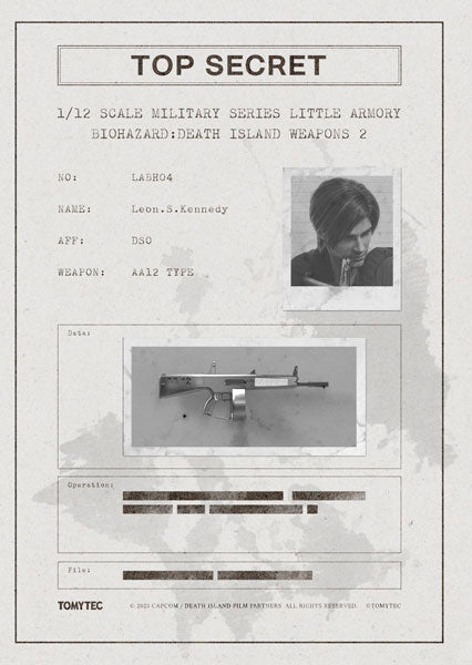 SPECIAL ORDER LittleArmory - LABH04 - Resident Evil: Death Island Weapons 2 1/12 [JP]