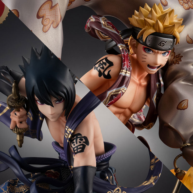 PRE-ORDER Precious G.E.M. Series - Naruto Shippuden - Naruto Uzumaki: Fujin & Sasuke Uchiha: Raijin Set [EXCLUSIVE]