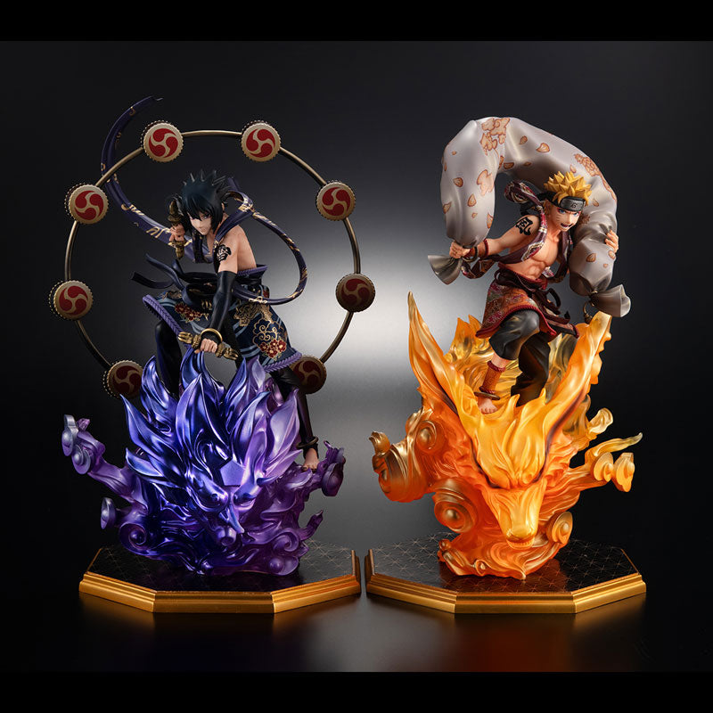PRE-ORDER Precious G.E.M. Series - Naruto Shippuden - Naruto Uzumaki: Fujin & Sasuke Uchiha: Raijin Set [EXCLUSIVE]