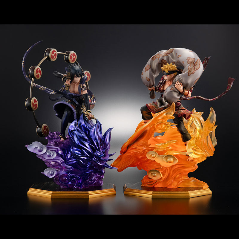 PRE-ORDER Precious G.E.M. Series - Naruto Shippuden - Naruto Uzumaki: Fujin & Sasuke Uchiha: Raijin Set [EXCLUSIVE]
