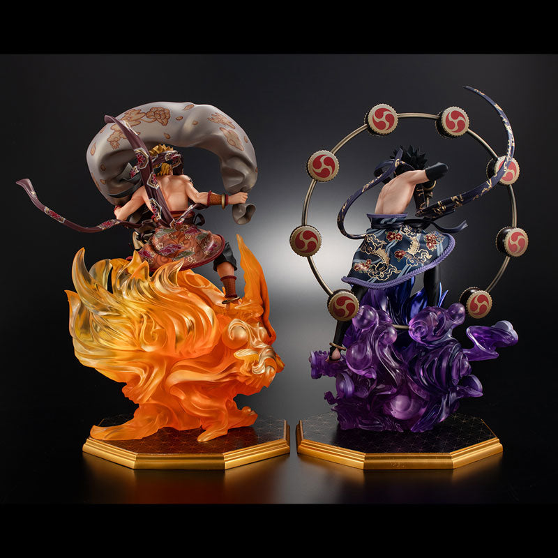PRE-ORDER Precious G.E.M. Series - Naruto Shippuden - Naruto Uzumaki: Fujin & Sasuke Uchiha: Raijin Set [EXCLUSIVE]