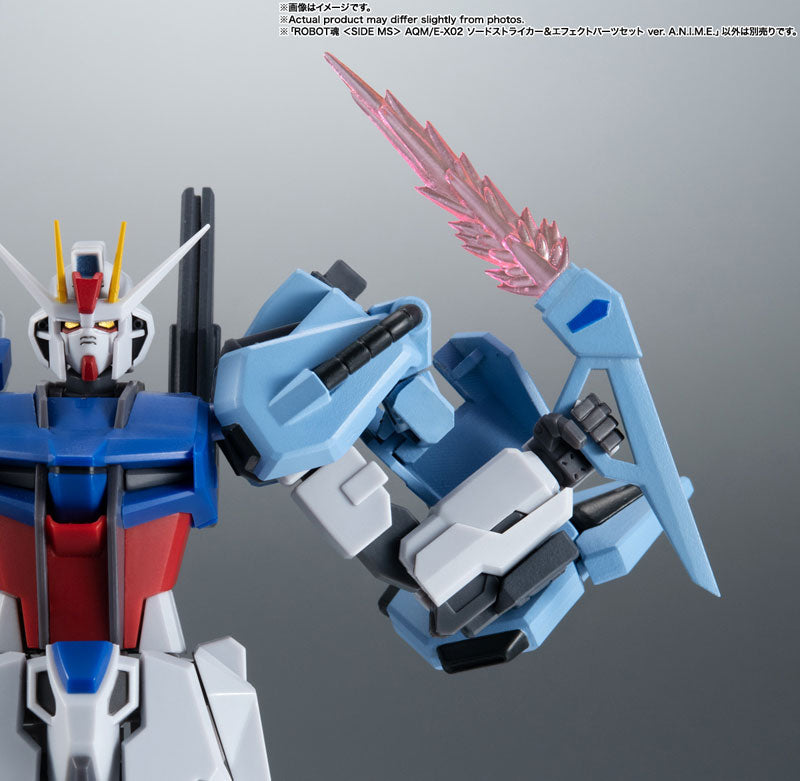 PRE-ORDER Bandai - Robot Spirits -SIDE MS- - Mobile Suit Gundam Seed - AQM/E-X02 Sword Striker & Effect Parts Set ver. A.N.I.M.E.