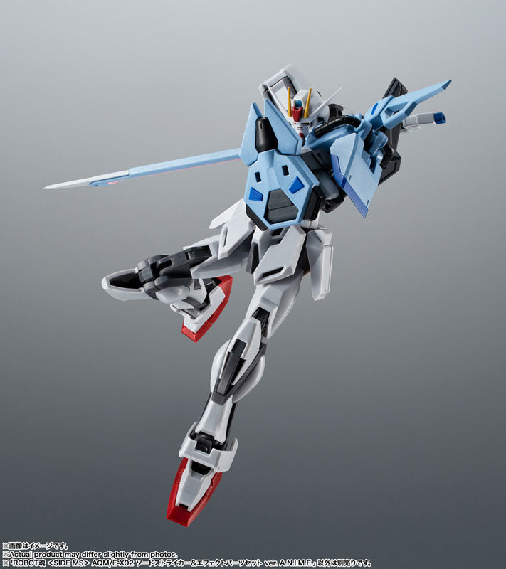 PRE-ORDER Bandai - Robot Spirits -SIDE MS- - Mobile Suit Gundam Seed - AQM/E-X02 Sword Striker & Effect Parts Set ver. A.N.I.M.E.