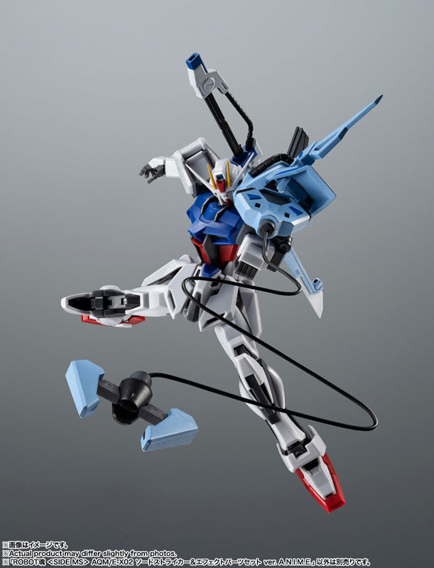 PRE-ORDER Bandai - Robot Spirits -SIDE MS- - Mobile Suit Gundam Seed - AQM/E-X02 Sword Striker & Effect Parts Set ver. A.N.I.M.E.