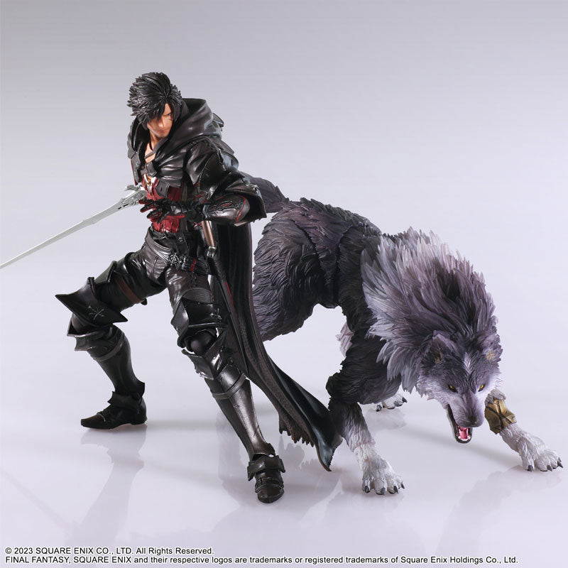 IN-STOCK Square Enix - Bring Arts - Final Fantasy XVI - Clive Rosefield & Torgal