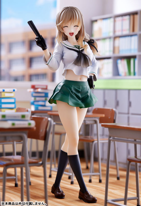 PRE-ORDER Wave - Girls und Panzer Senshadou Daisakusen! - Chiyo Shimada: Oarai Girls High 1/7 [November 2024 Release]