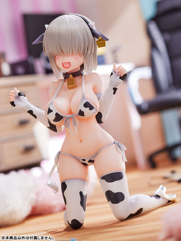 PRE-ORDER Wave - Uzaki-chan Wants to Hang Out! - ω Yanagi Uzaki: Cow Pattern Bikini Ver. 1/7