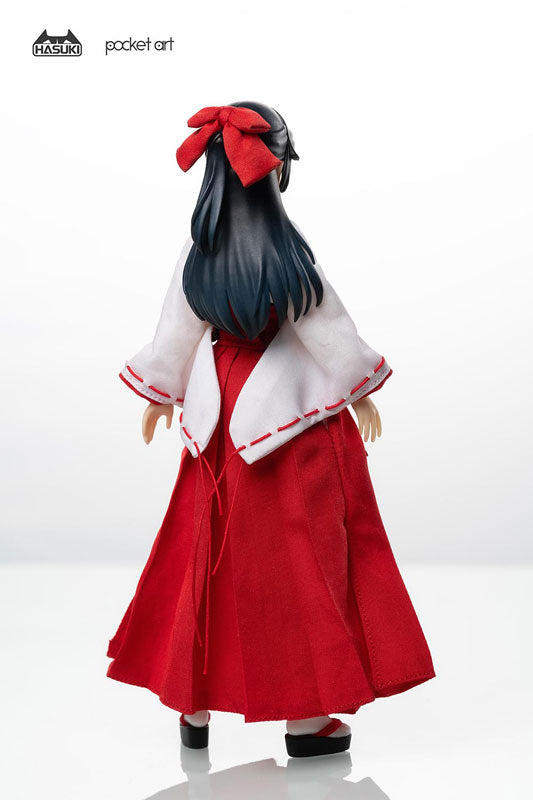 PRE-ORDER Hasuki - pocket art Series PA005 - Exorcism Shrine Maiden Tsubaki 1/12