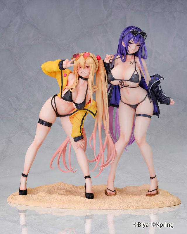 SPECIAL ORDER Gentlemen - Yuna & Sayuri w/ Special Base Illustration by Biya & K Pring 1/6 [JP]