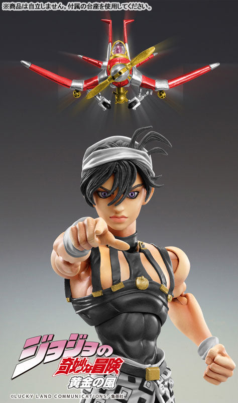 PRE-ORDER Medicos Entertainment - Super Action Statue - Jojo's Bizarre Adventure: Golden Wind - Narancia Ghirga & As: Black Ver. [June 2024 Release]