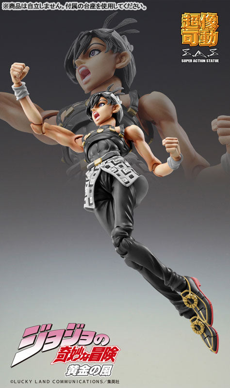 PRE-ORDER Medicos Entertainment - Super Action Statue - Jojo's Bizarre Adventure: Golden Wind - Narancia Ghirga & As: Black Ver. [June 2024 Release]