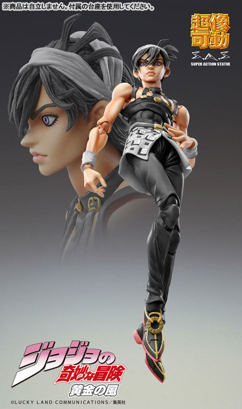 PRE-ORDER Medicos Entertainment - Super Action Statue - Jojo's Bizarre Adventure: Golden Wind - Narancia Ghirga & As: Black Ver. [June 2024 Release]