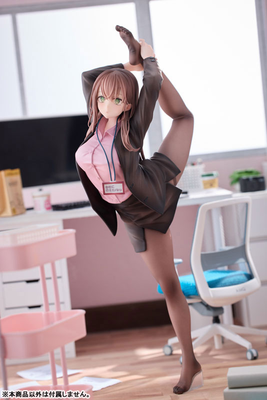 PRE-ORDER MAGI ARTS - Surprisingly Bendy OL-chan Who Doesn't Want to Go to Work: Pink Deluxe Ver. 1/6