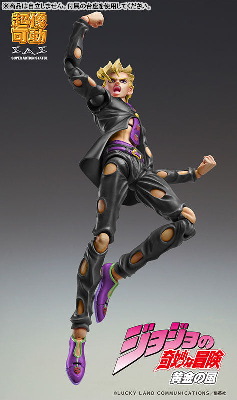 PRE-ORDER Medicos Entertainment - Super Action Statue - Jojo's Bizarre Adventure: Golden Wind - Pannacotta Fugo: Ver. Black [September 2024 Release]