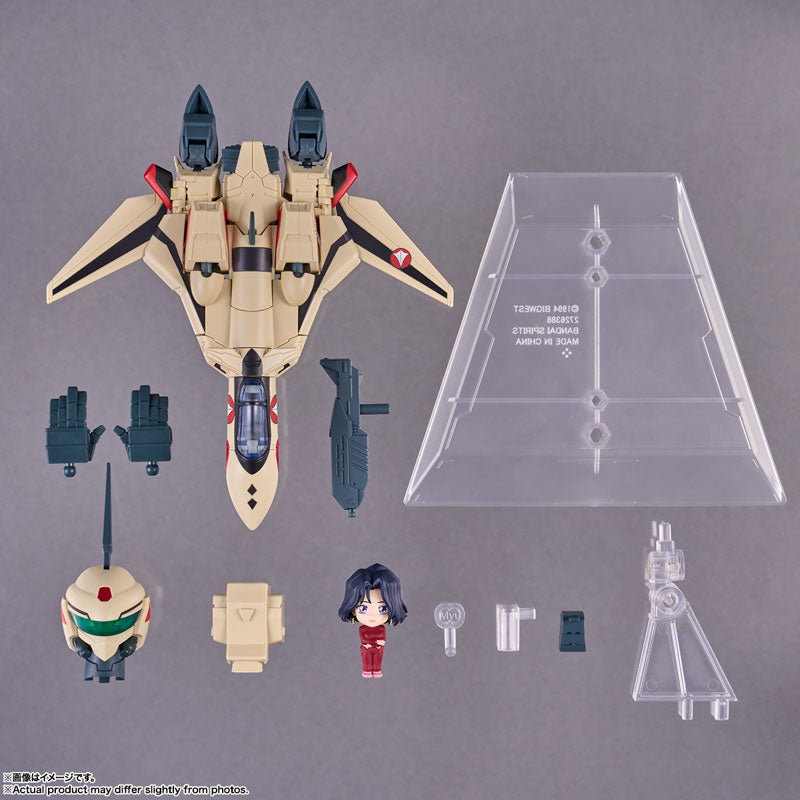 PRE-ORDER Bandai - TINY SESSION - Macross Plus - YF-19: Isamu Dyson Custom with Myung Fang Lone