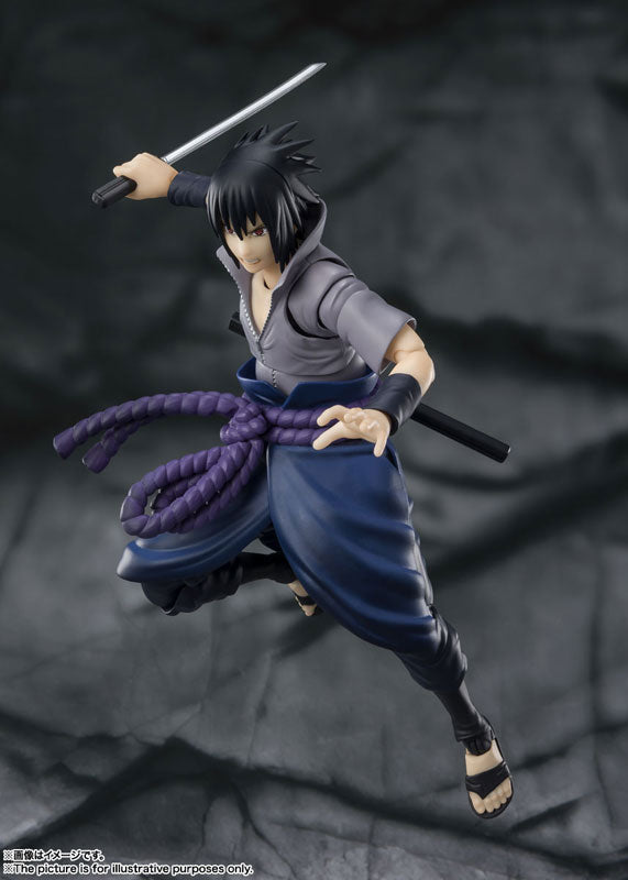 PRE-ORDER Bandai - S.H.Figuarts - Naruto Shippuden - Sasuke Uchiha: He Who Bears All Hatred [Reproduction Ver. ]