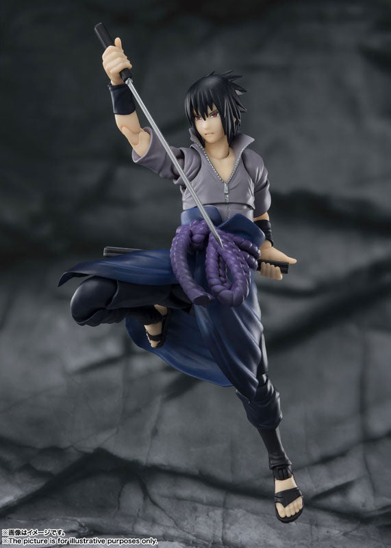 PRE-ORDER Bandai - S.H.Figuarts - Naruto Shippuden - Sasuke Uchiha: He Who Bears All Hatred [Reproduction Ver. ]