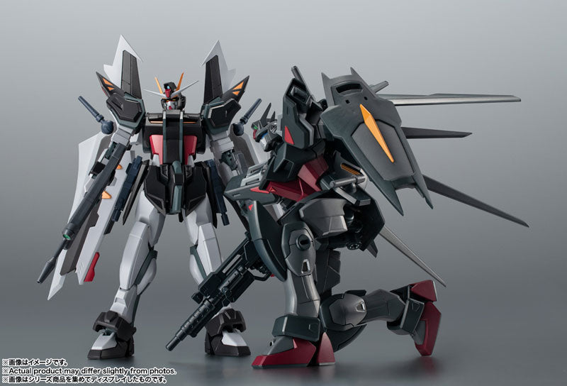 PRE-ORDER Bandai - Robot Spirits -SIDE MS- - Mobile Suit Gundam SEED C.E.73 STARGAZER - GAT-X105E+AQM/E-X09S Strike Noir Gundam ver. A.N.I.M.E.
