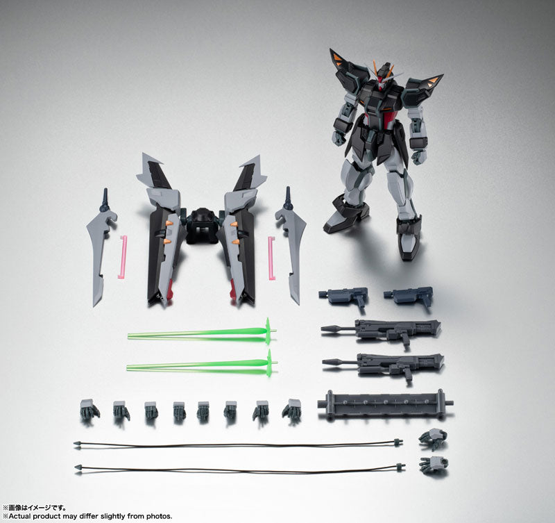 PRE-ORDER Bandai - Robot Spirits -SIDE MS- - Mobile Suit Gundam SEED C.E.73 STARGAZER - GAT-X105E+AQM/E-X09S Strike Noir Gundam ver. A.N.I.M.E.