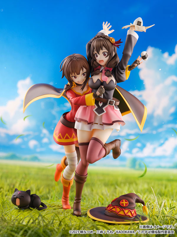 PRE-ORDER eStream - Shibuya Scramble Figure - Kono Subarashii Sekai ni Bakuen wo - Megumin & Yunyun: Futari wa Otomodachi Ver. 1/7