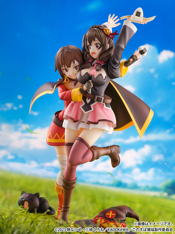 PRE-ORDER eStream - Shibuya Scramble Figure - Kono Subarashii Sekai ni Bakuen wo - Megumin & Yunyun: Futari wa Otomodachi Ver. 1/7