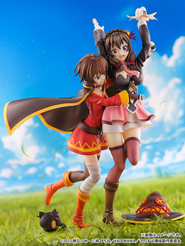 PRE-ORDER eStream - Shibuya Scramble Figure - Kono Subarashii Sekai ni Bakuen wo - Megumin & Yunyun: Futari wa Otomodachi Ver. 1/7