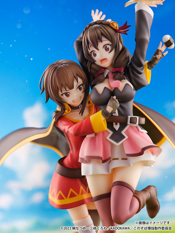 PRE-ORDER eStream - Shibuya Scramble Figure - Kono Subarashii Sekai ni Bakuen wo - Megumin & Yunyun: Futari wa Otomodachi Ver. 1/7