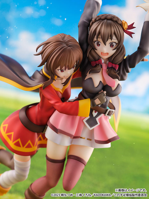 PRE-ORDER eStream - Shibuya Scramble Figure - Kono Subarashii Sekai ni Bakuen wo - Megumin & Yunyun: Futari wa Otomodachi Ver. 1/7