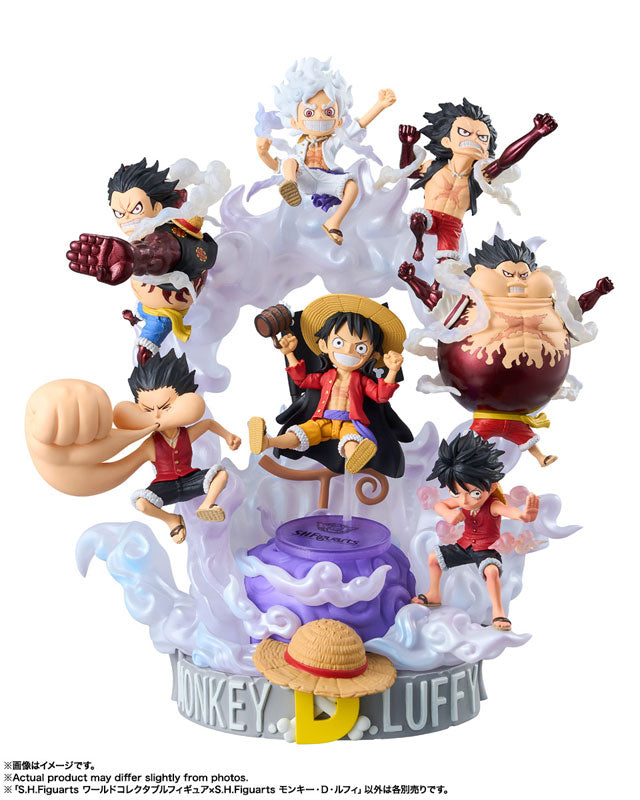 PRE-ORDER Bandai - World Collectable Figure x S.H.Figuarts - One Piece - Monkey D. Luffy: Retail Ver. [JP]