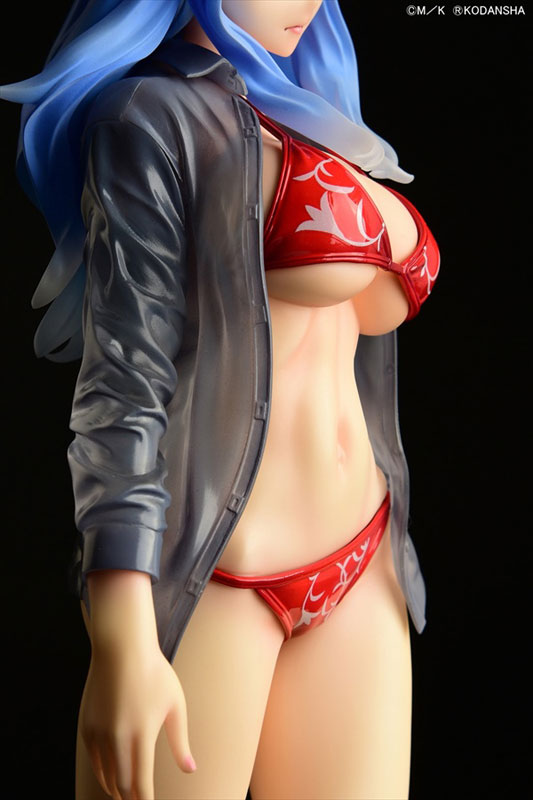 PRE-ORDER Orcatoys - Gravure_Style - Fairy Tail - Juvia Lockser: Red Bikini Sheer Wet Shirt SP 1/6
