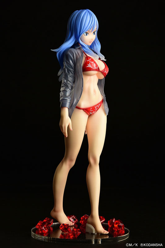 PRE-ORDER Orcatoys - Gravure_Style - Fairy Tail - Juvia Lockser: Red Bikini Sheer Wet Shirt SP 1/6