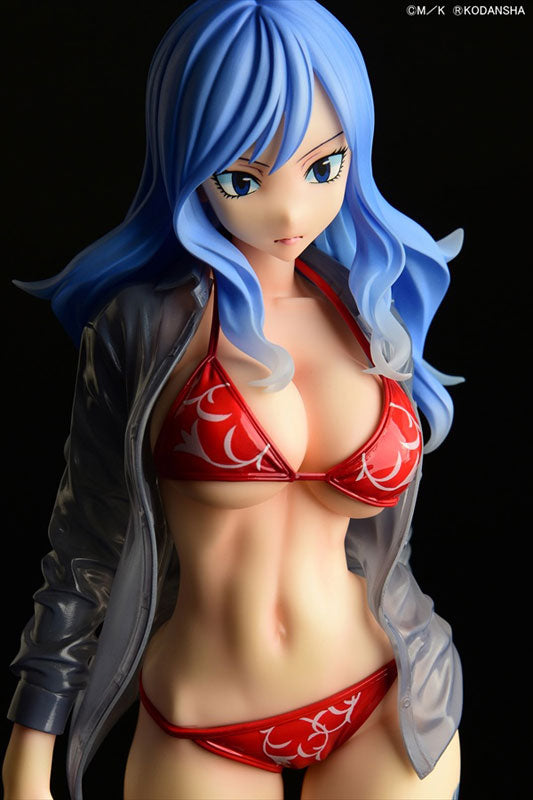PRE-ORDER Orcatoys - Gravure_Style - Fairy Tail - Juvia Lockser: Red Bikini Sheer Wet Shirt SP 1/6