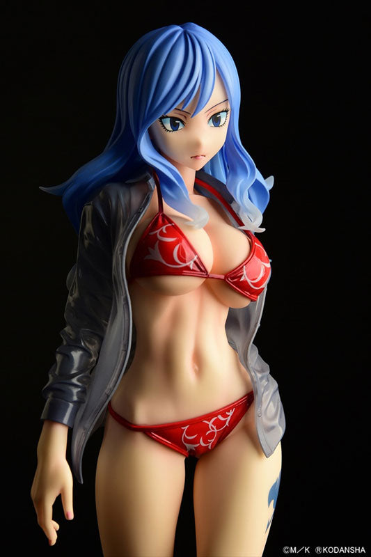 PRE-ORDER Orcatoys - Gravure_Style - Fairy Tail - Juvia Lockser: Red Bikini Sheer Wet Shirt SP 1/6