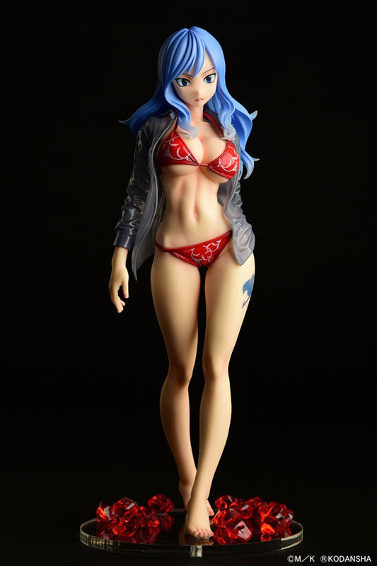 PRE-ORDER Orcatoys - Gravure_Style - Fairy Tail - Juvia Lockser: Red Bikini Sheer Wet Shirt SP 1/6