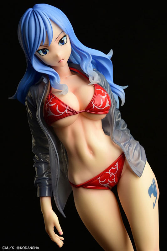 PRE-ORDER Orcatoys - Gravure_Style - Fairy Tail - Juvia Lockser: Red Bikini Sheer Wet Shirt SP 1/6