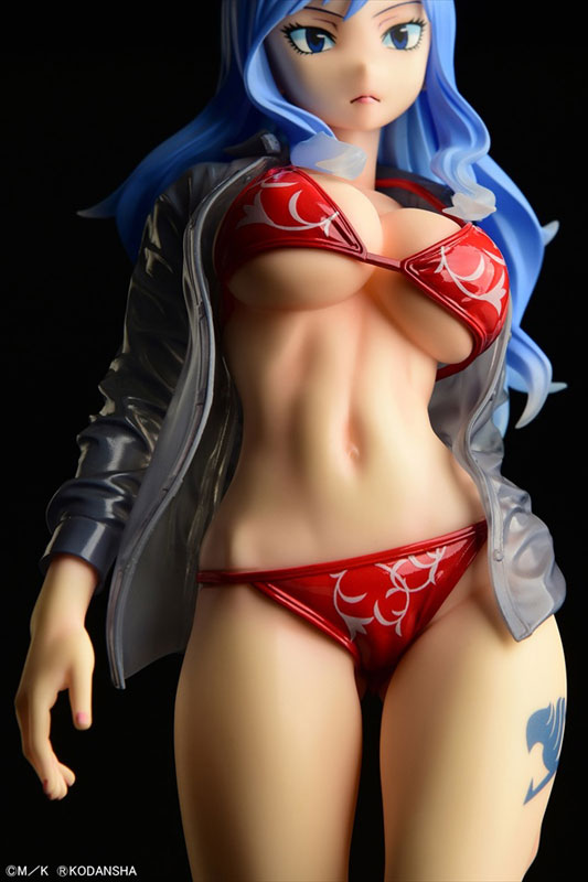 PRE-ORDER Orcatoys - Gravure_Style - Fairy Tail - Juvia Lockser: Red Bikini Sheer Wet Shirt SP 1/6