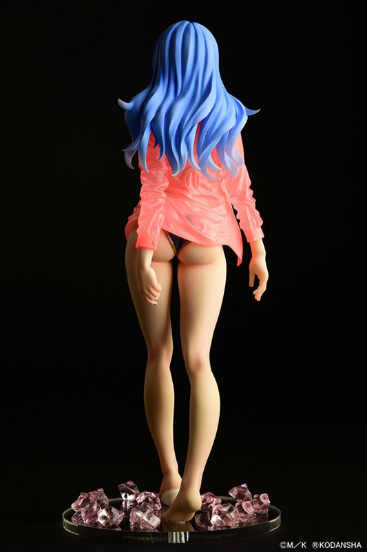 PRE-ORDER Orcatoys - Gravure_Style - Fairy Tail - Juvia Lockser: Black Bikini Sheer Wet Shirt SP 1/6