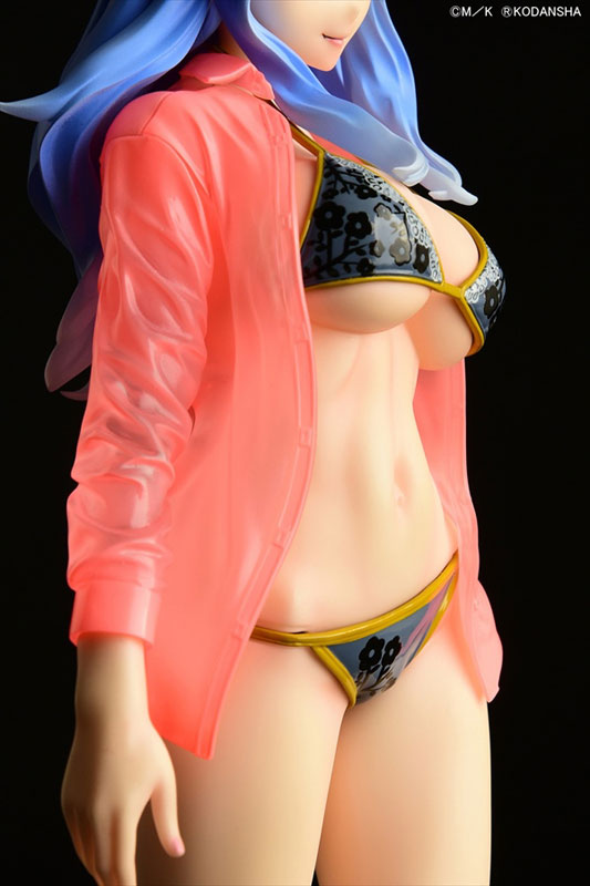 PRE-ORDER Orcatoys - Gravure_Style - Fairy Tail - Juvia Lockser: Black Bikini Sheer Wet Shirt SP 1/6