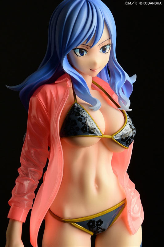 PRE-ORDER Orcatoys - Gravure_Style - Fairy Tail - Juvia Lockser: Black Bikini Sheer Wet Shirt SP 1/6