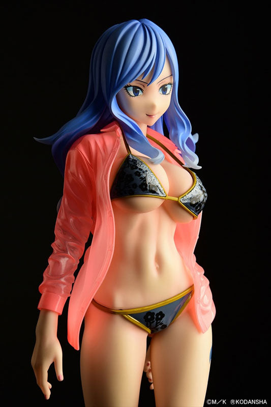 PRE-ORDER Orcatoys - Gravure_Style - Fairy Tail - Juvia Lockser: Black Bikini Sheer Wet Shirt SP 1/6