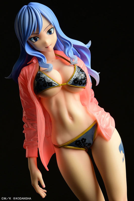 PRE-ORDER Orcatoys - Gravure_Style - Fairy Tail - Juvia Lockser: Black Bikini Sheer Wet Shirt SP 1/6