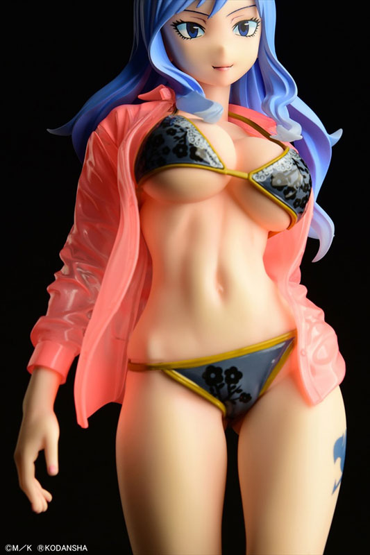 PRE-ORDER Orcatoys - Gravure_Style - Fairy Tail - Juvia Lockser: Black Bikini Sheer Wet Shirt SP 1/6