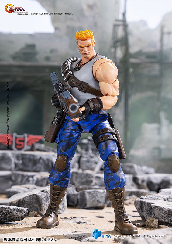 PRE-ORDER Hiya Toys - Exquisite Basic - Contra: Operation Galuga - Bill Rizer 1/12
