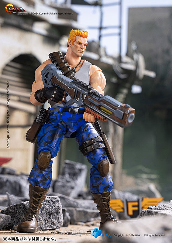 PRE-ORDER Hiya Toys - Exquisite Basic - Contra: Operation Galuga - Bill Rizer 1/12