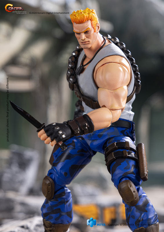 PRE-ORDER Hiya Toys - Exquisite Basic - Contra: Operation Galuga - Bill Rizer 1/12