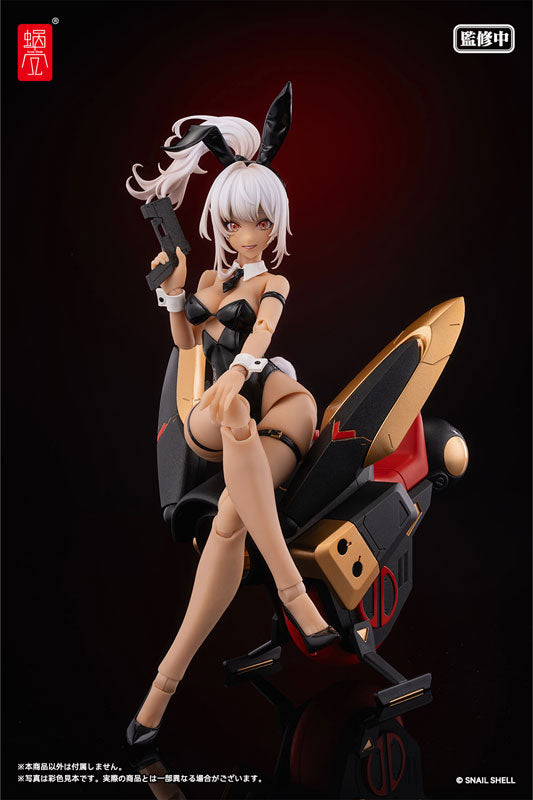 SPECIAL ORDER Snail Shell Studio - Cyclone Bunny & Gear Set Deluxe Black Ver. 1/12 [JP]