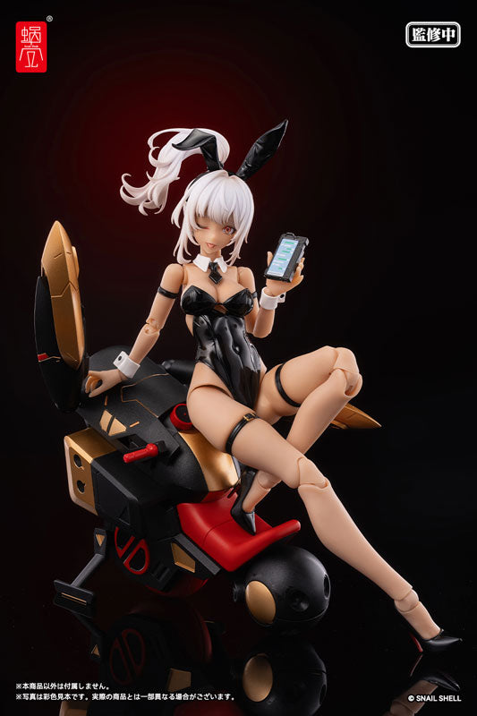 SPECIAL ORDER Snail Shell Studio - Cyclone Bunny & Gear Set Deluxe Black Ver. 1/12 [JP]