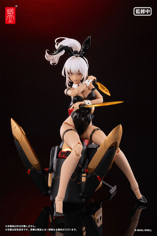 SPECIAL ORDER Snail Shell Studio - Cyclone Bunny & Gear Set Deluxe Black Ver. 1/12 [JP]