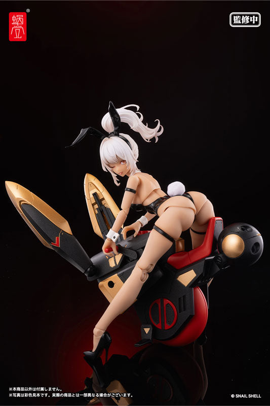 SPECIAL ORDER Snail Shell Studio - Cyclone Bunny & Gear Set Deluxe Black Ver. 1/12 [JP]